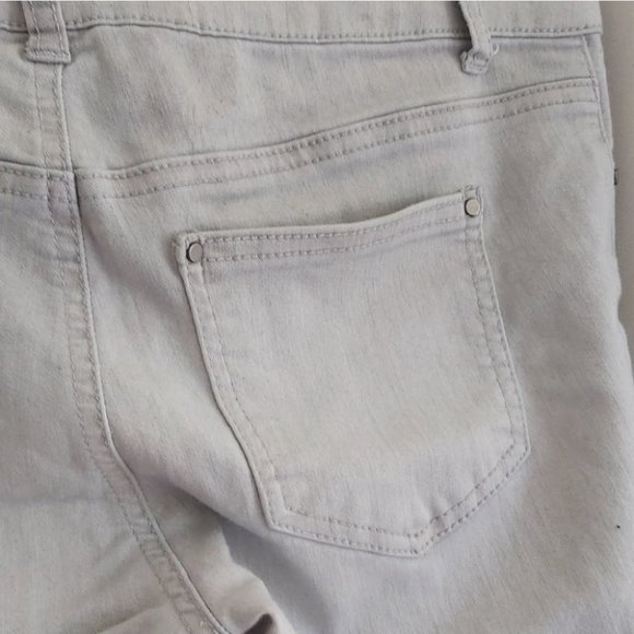 BLUE ASHPHALT | Women's Perfect Denim Legging Jeans Junior Grey Size Large - Picture 6 of 12